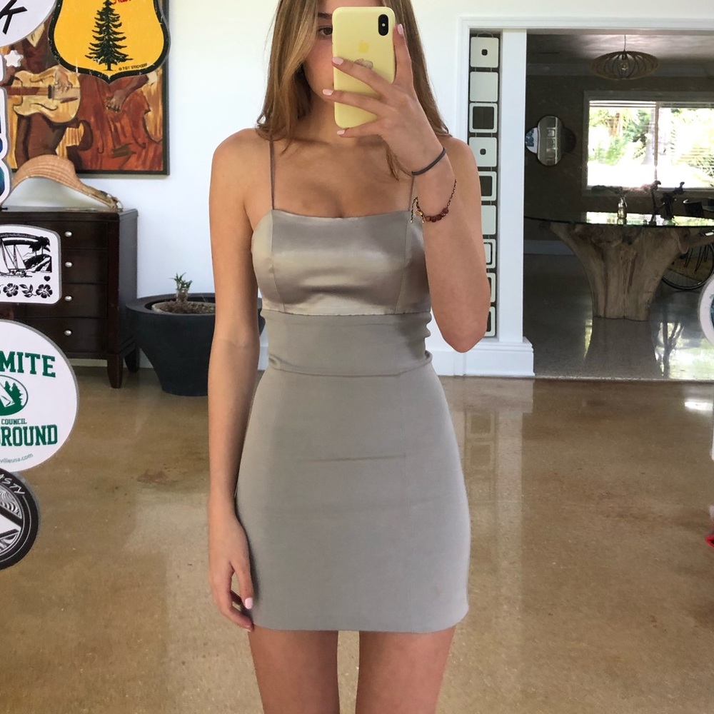 Vintage authentic Maria Bianca Nero silver dress